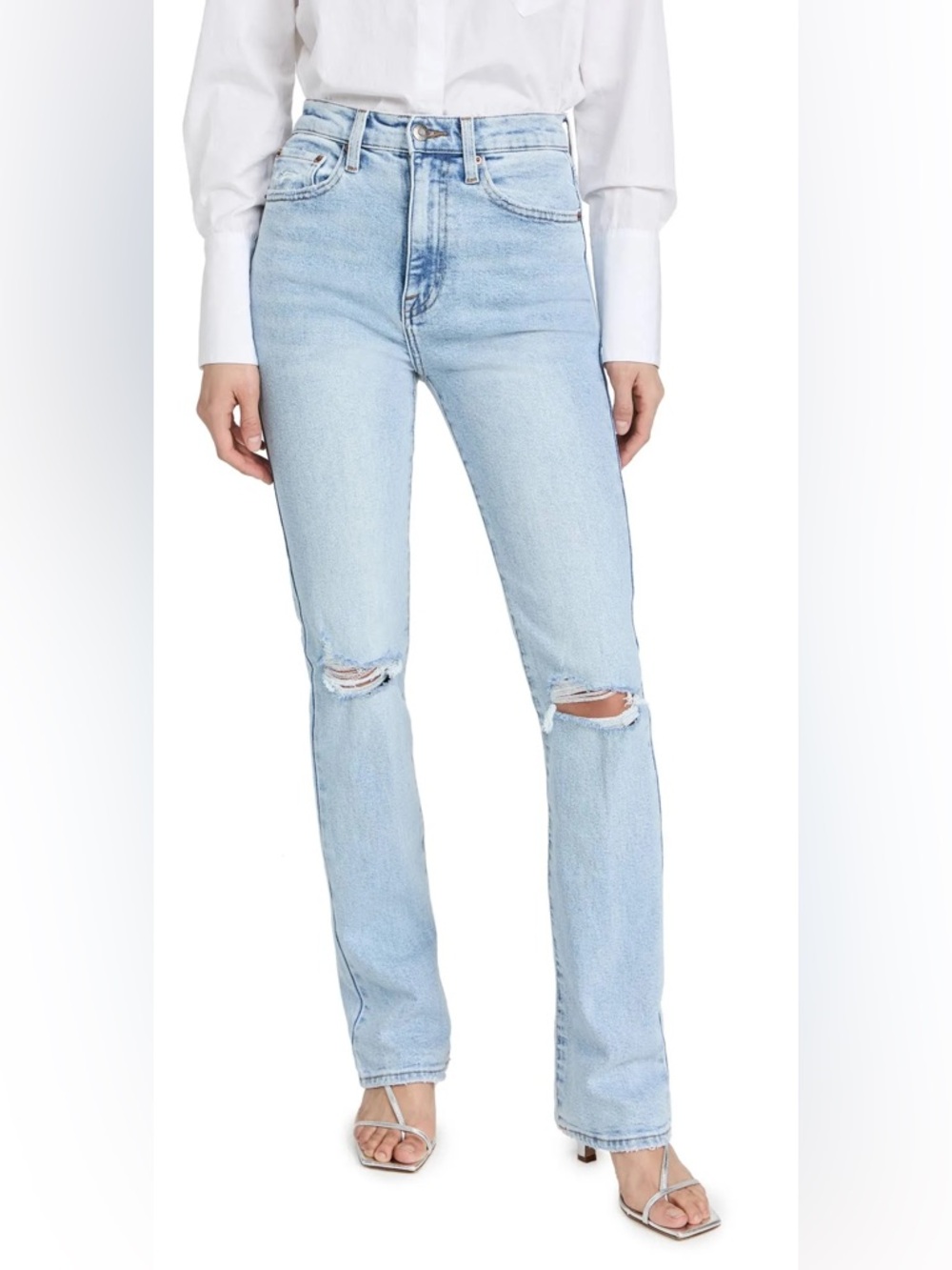 Pistola Denim Dana High Rise Boot Cut Jeans Light Denim Wash
